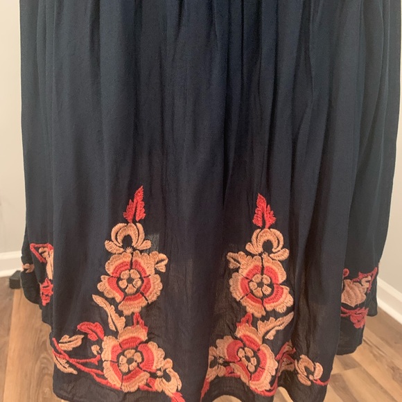 Free People embroidered Aida slip dress size small - Picture 3 of 6